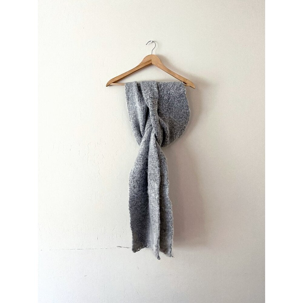 ASOS Oversized Grey Fluffy Scarf